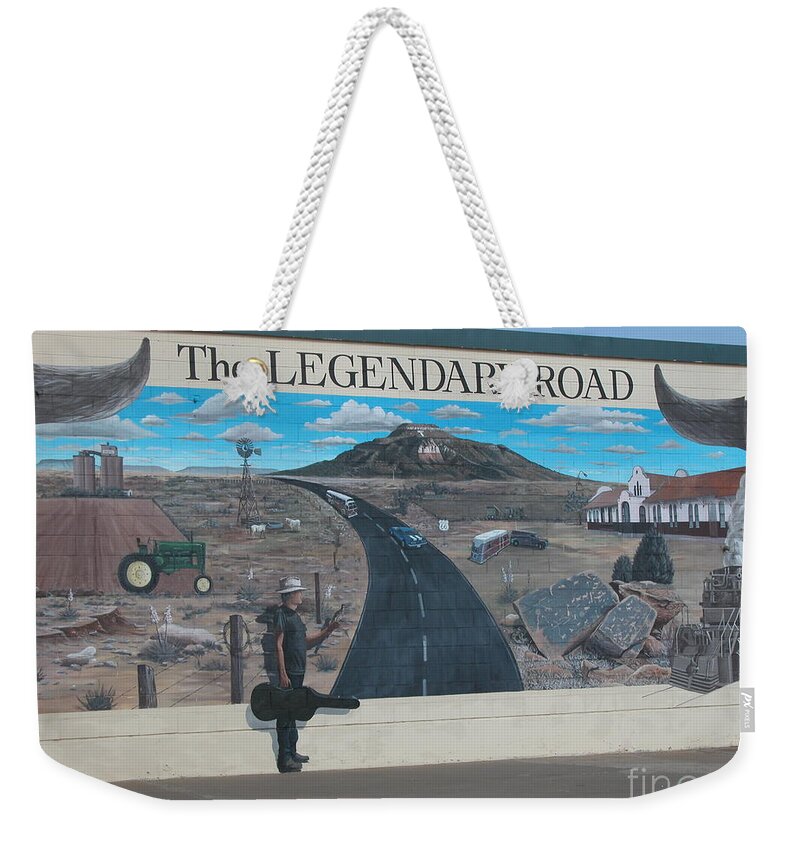 Route 66 Weekender Tote Bag featuring the photograph The Legendary Road by Jim Goodman