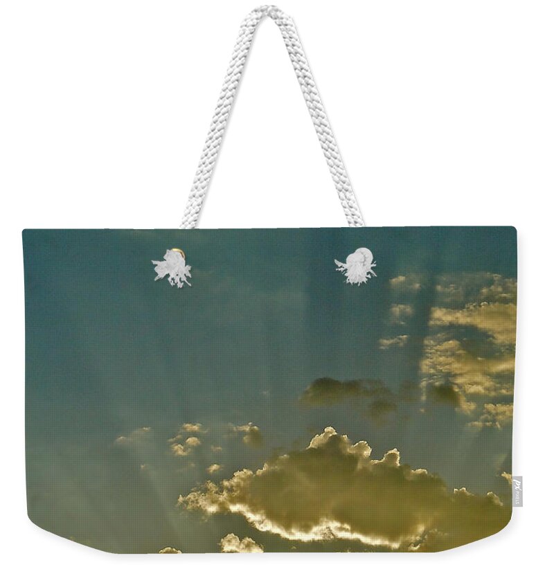 Sun Weekender Tote Bag featuring the photograph The Light by Liz Vernand