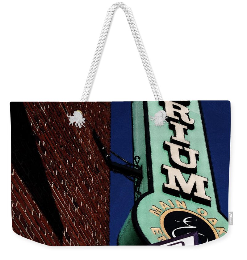 Bar Weekender Tote Bag featuring the photograph The Loaded Goat by Randy Sylvia