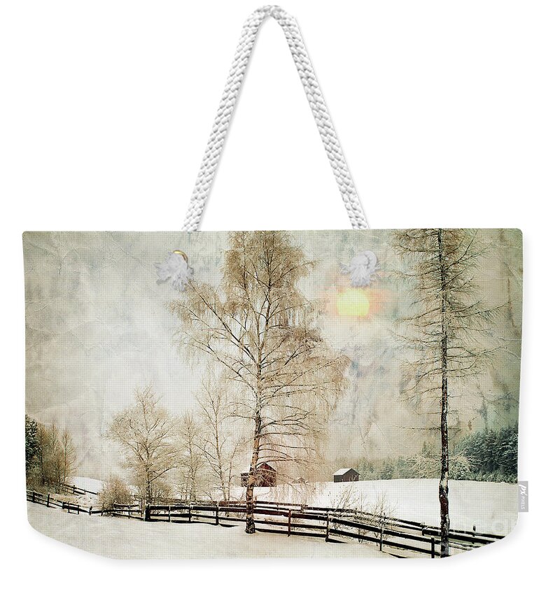 Nag916954t Weekender Tote Bag featuring the photograph The Magic of Winter by Edmund Nagele FRPS