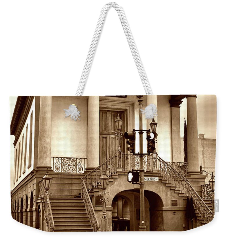 Culture Weekender Tote Bag featuring the photograph The Market, Charleston by Skip Willits