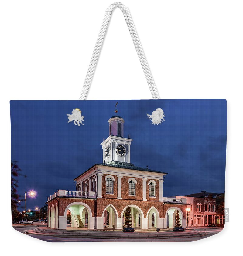 Antique Weekender Tote Bag featuring the photograph The Market House by Traveler's Pics