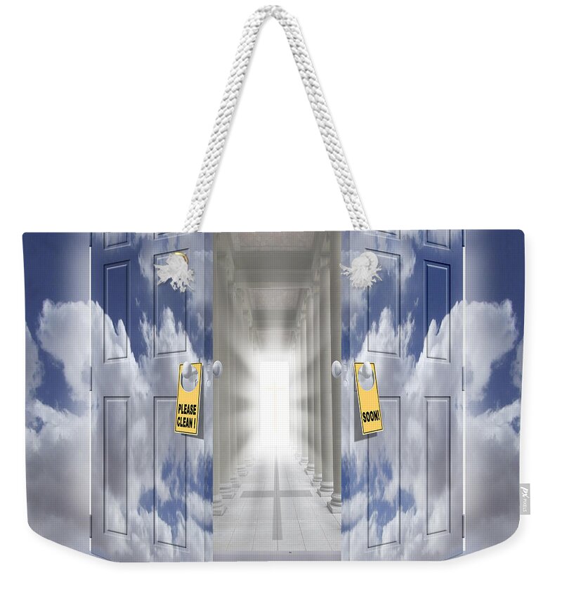 Surrealism Weekender Tote Bag featuring the photograph The Message by Mike McGlothlen