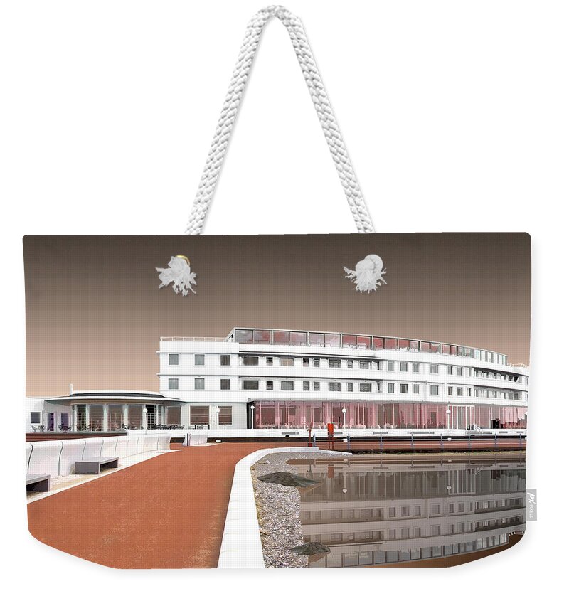 Midland Hotel Weekender Tote Bag featuring the digital art The Midland Hotel by Joe Tamassy