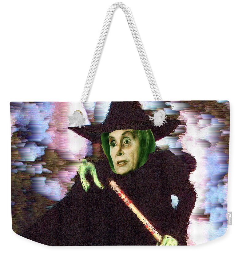 Wizard Of Oz Weekender Tote Bag featuring the digital art The New Wicked Witch of the West by Seth Weaver