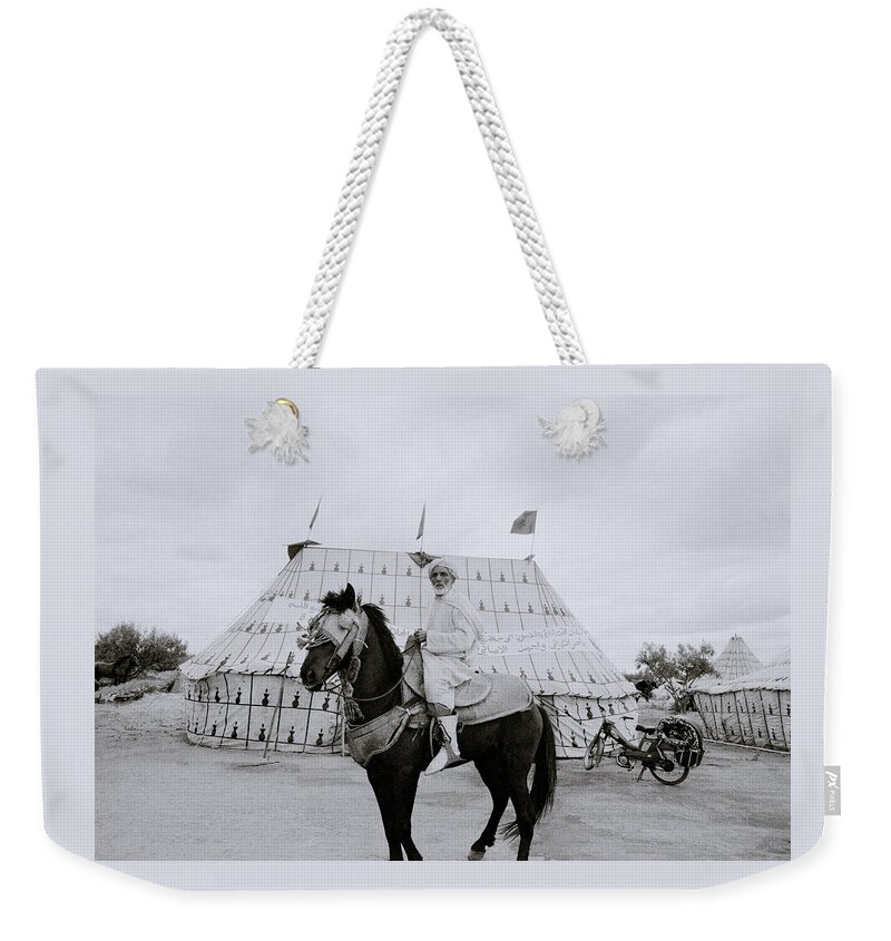 Horse Weekender Tote Bag featuring the photograph The Noble Man by Shaun Higson