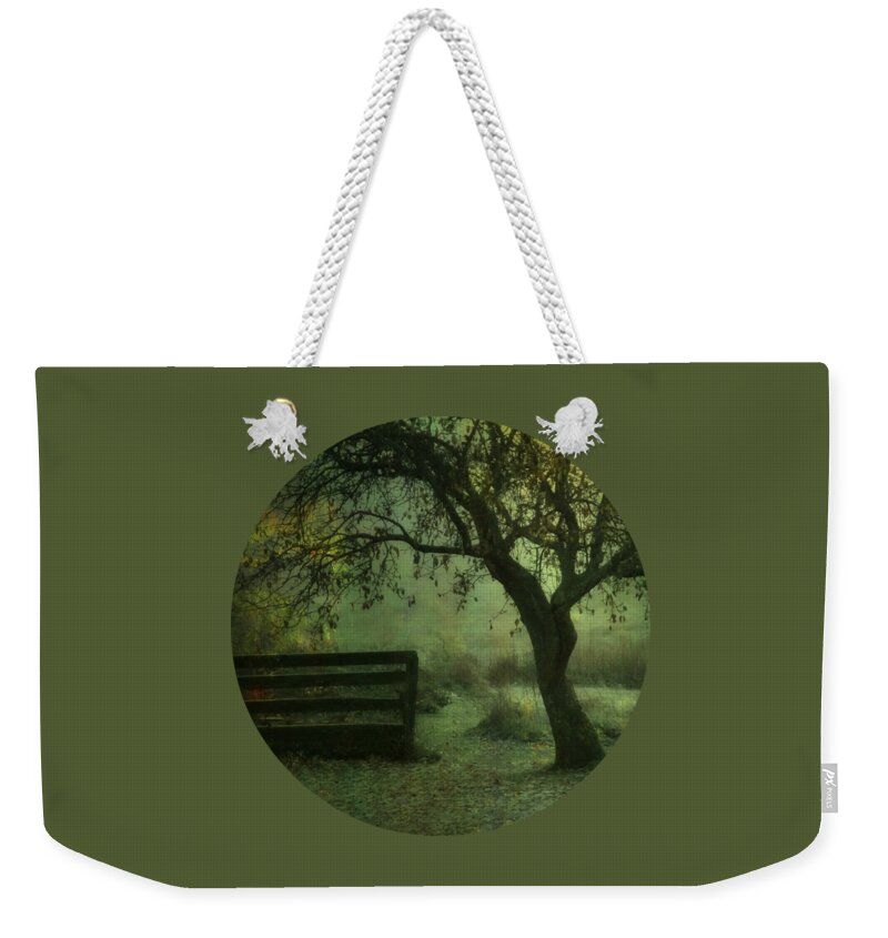 Rural Landscape Weekender Tote Bag featuring the photograph The Old Apple Tree by Mary Wolf