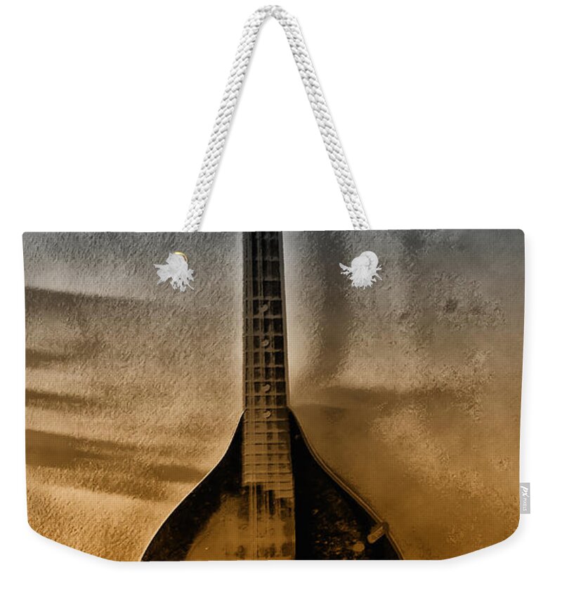 Mandolin Weekender Tote Bag featuring the photograph The Old Mandolin by Bill Cannon