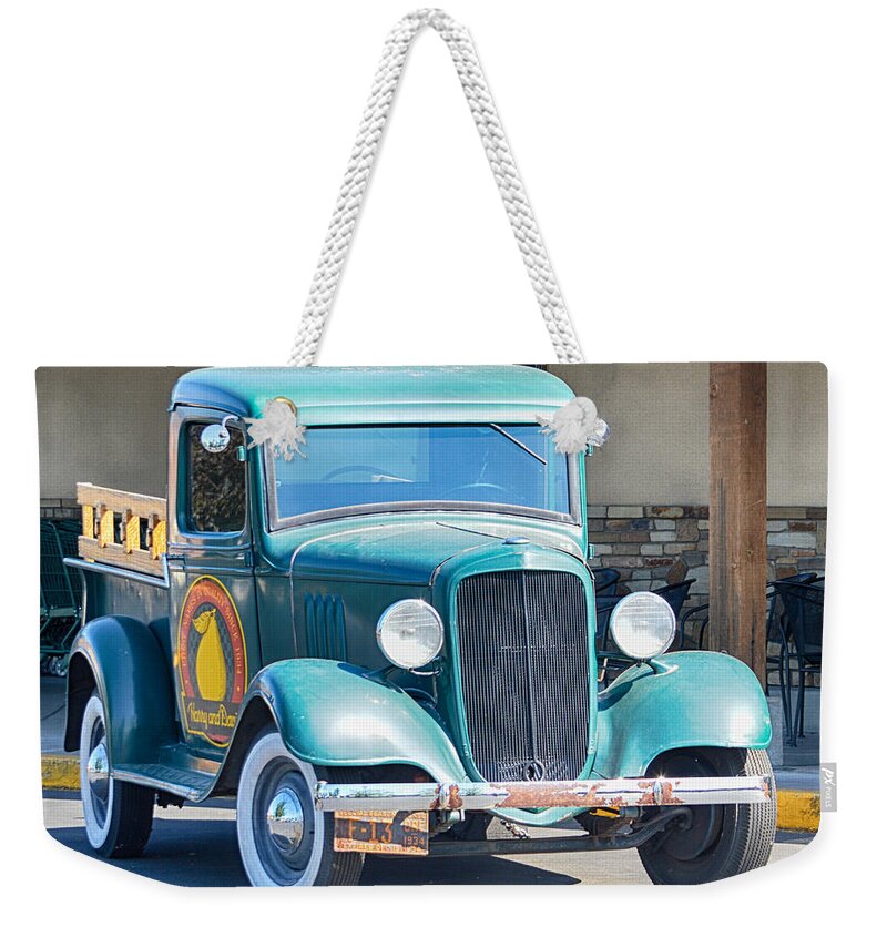 Trucks Weekender Tote Bag featuring the photograph The Old Ranch Truck by AJ Schibig