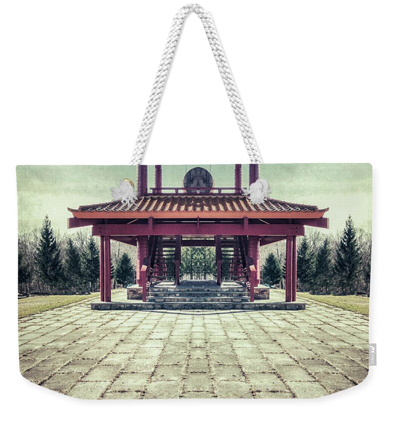 Kremsdorf Weekender Tote Bag featuring the photograph The Oriental Touch by Evelina Kremsdorf