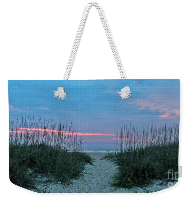 St. Augustine Weekender Tote Bag featuring the photograph The Path by LeeAnn Kendall