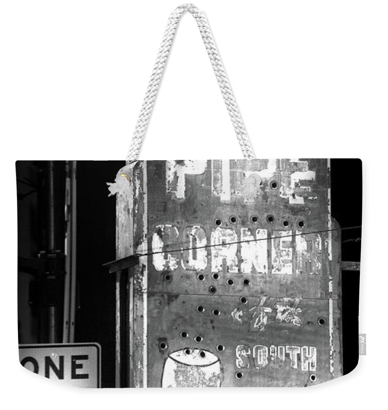 Pipe Corner Weekender Tote Bag featuring the photograph The Pipe Corner by Mark Andrew Thomas