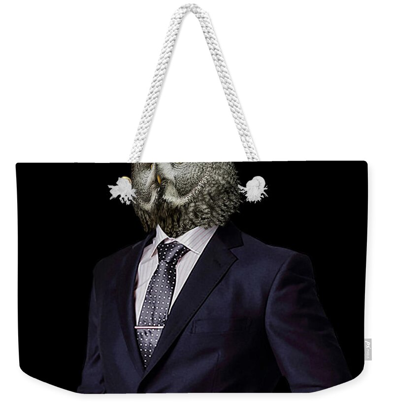 Great Weekender Tote Bag featuring the photograph The Prosecutor by Paul Neville