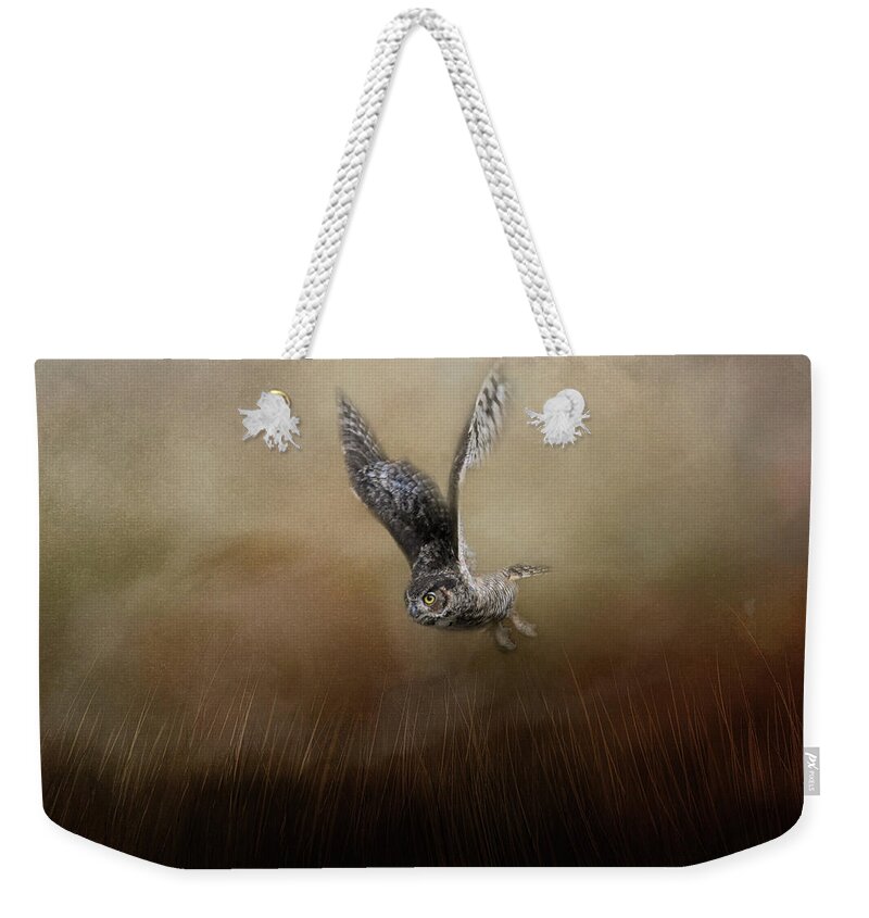 Jai Johnson Weekender Tote Bag featuring the photograph The Pursuit by Jai Johnson