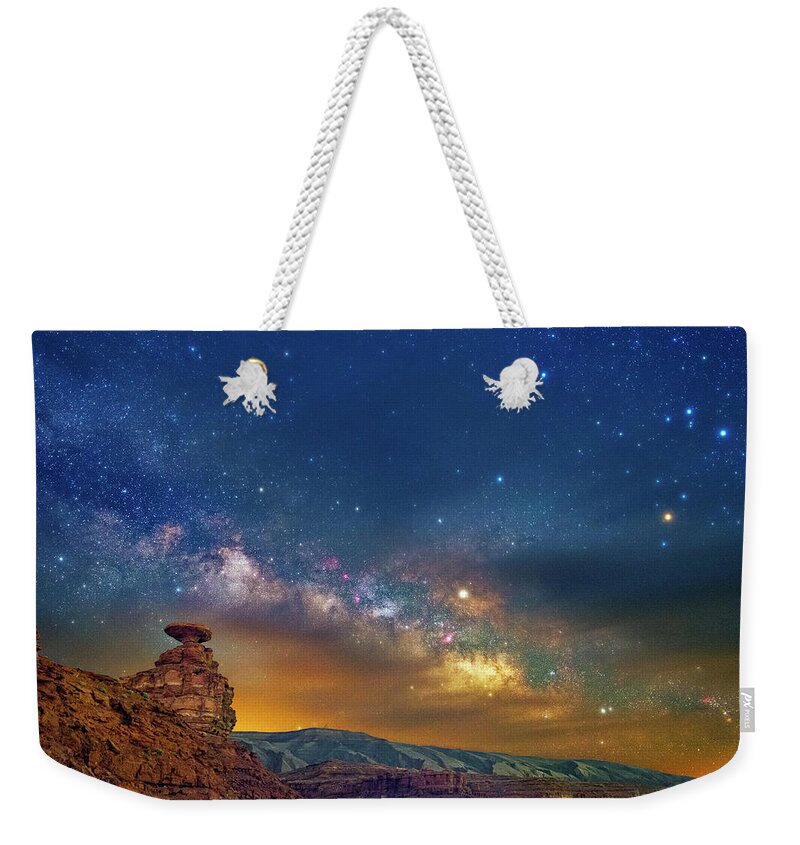 Astronomy Weekender Tote Bag featuring the photograph The Rift by Ralf Rohner