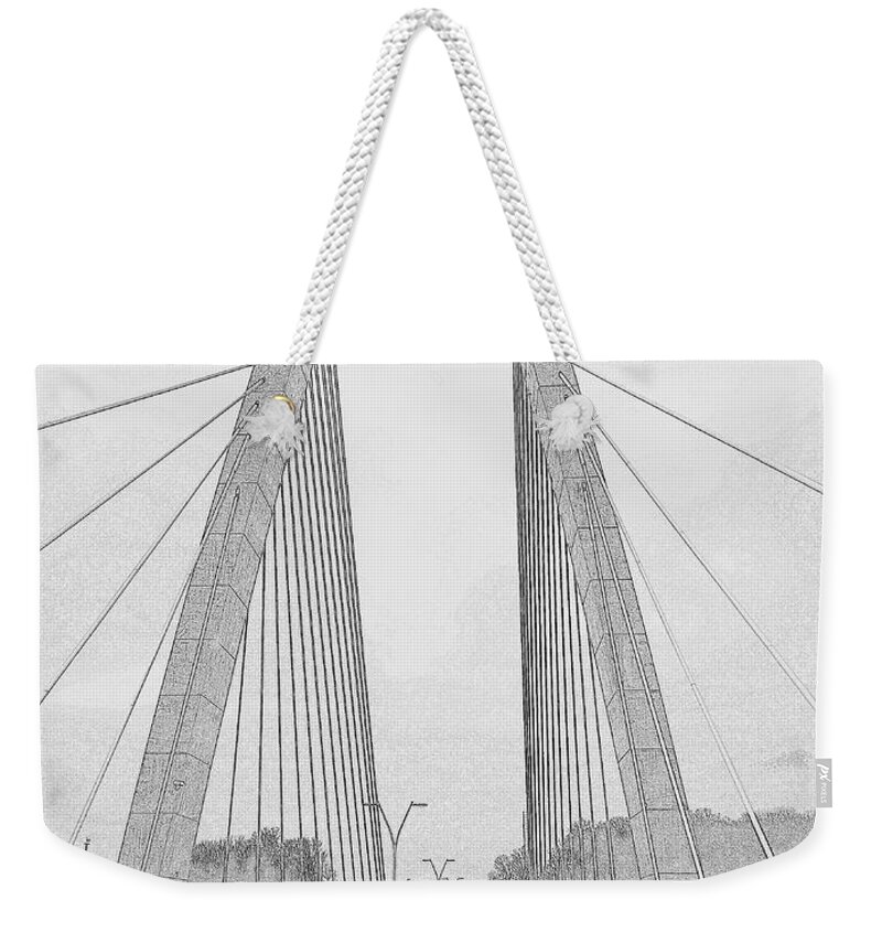 The Road Weekender Tote Bag featuring the photograph The Road by Edward Smith