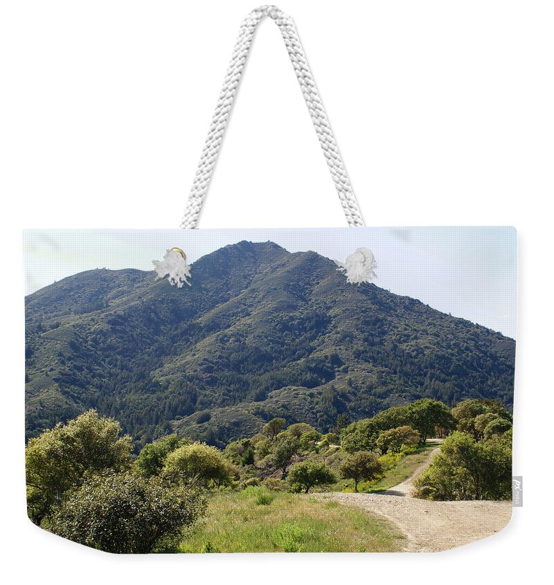 Mount Tamalpais Weekender Tote Bag featuring the photograph The Road to Tamalpais by Ben Upham III