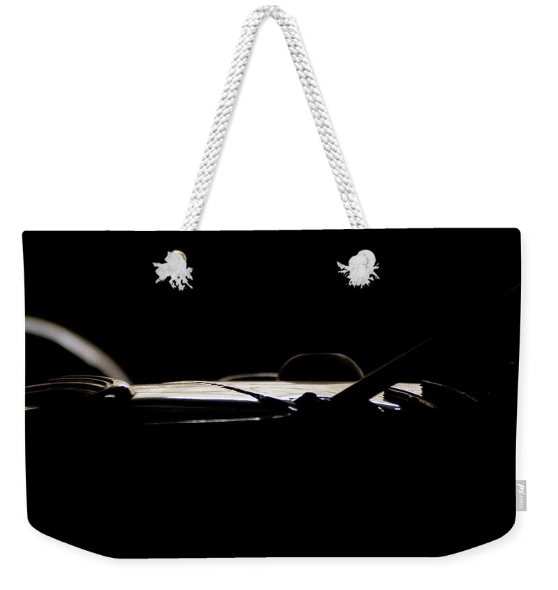 Black Weekender Tote Bag featuring the photograph The Roof by Paul Job
