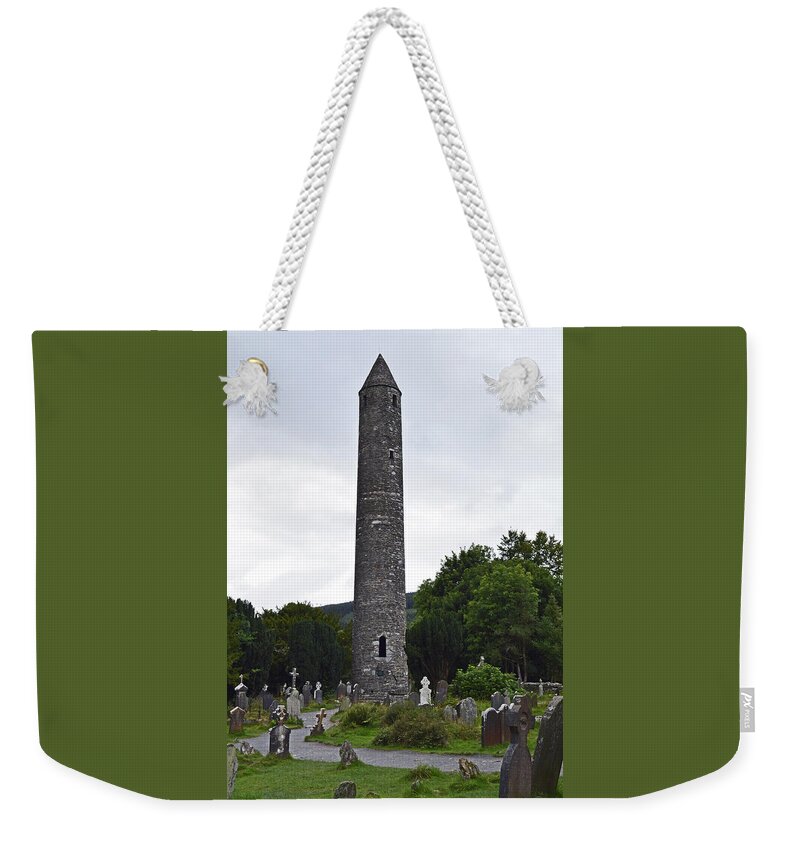 Round Tower Weekender Tote Bag featuring the photograph The Round Tower. by Terence Davis