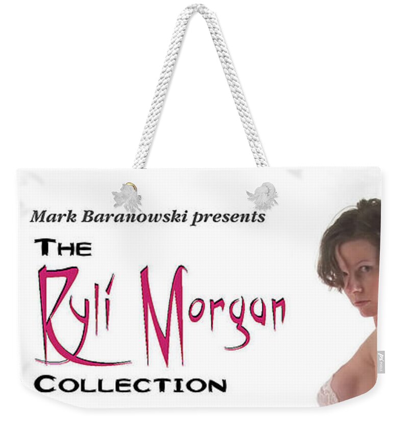 Movie Weekender Tote Bag featuring the digital art The Ryli Morgan Collection by Mark Baranowski
