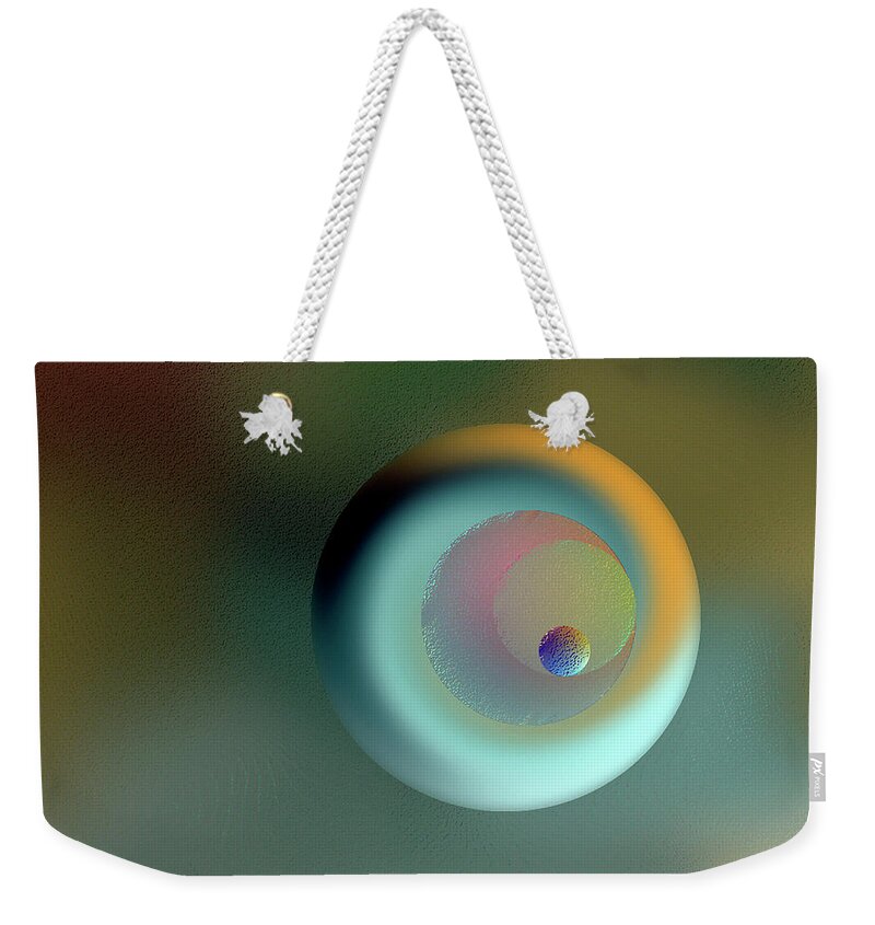 The Secret Weekender Tote Bag featuring the digital art The Secret by Leo Symon