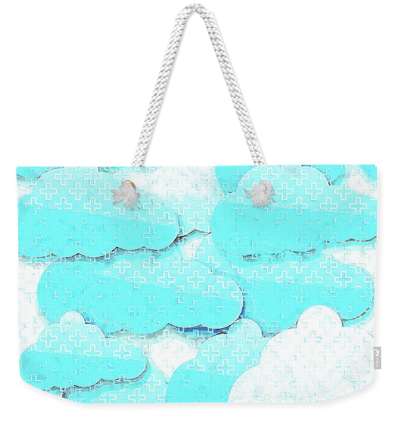 Jesus Weekender Tote Bag featuring the digital art The seventh time by Payet Emmanuel