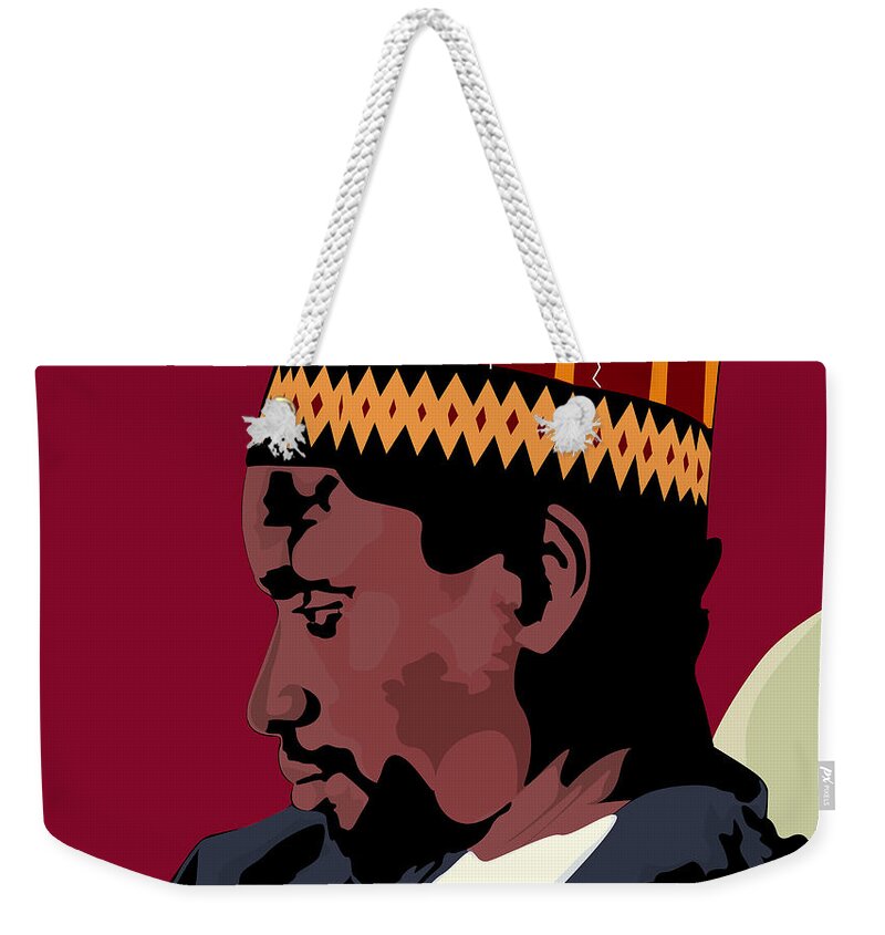 Shaykh Weekender Tote Bag featuring the digital art The Shaykh by Scheme Of Things Graphics