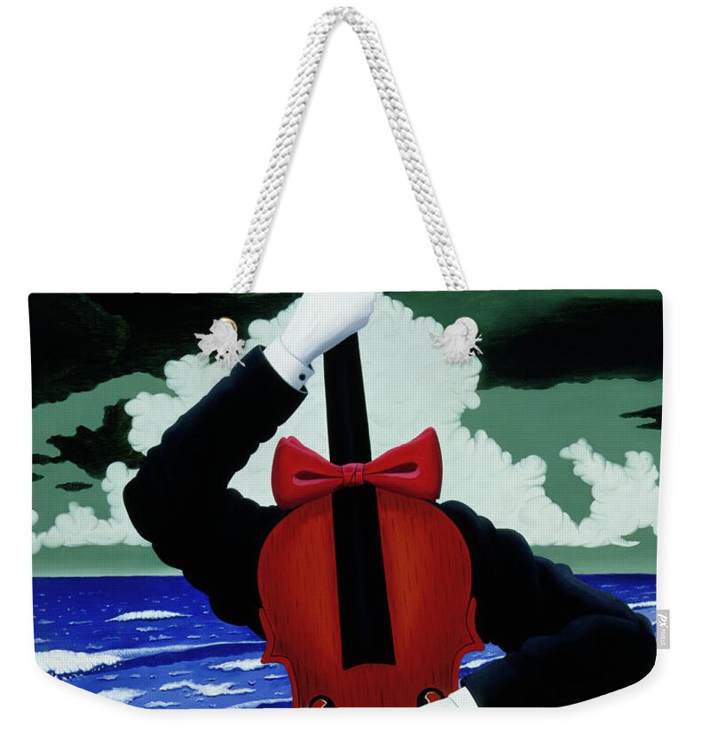  Weekender Tote Bag featuring the painting The Silent Soloist by Paxton Mobley
