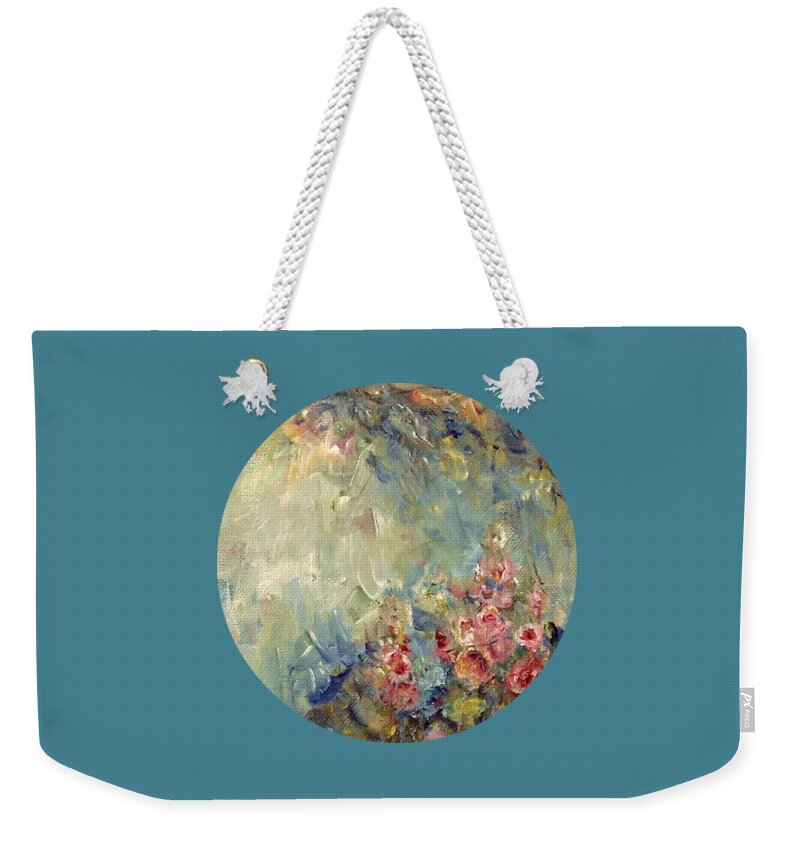 Impressionism Weekender Tote Bag featuring the painting The Sparkle of Light by Mary Wolf