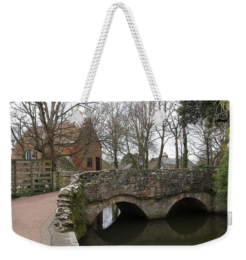 Bridges Weekender Tote Bag featuring the photograph The Stone Bridge by Richard Denyer