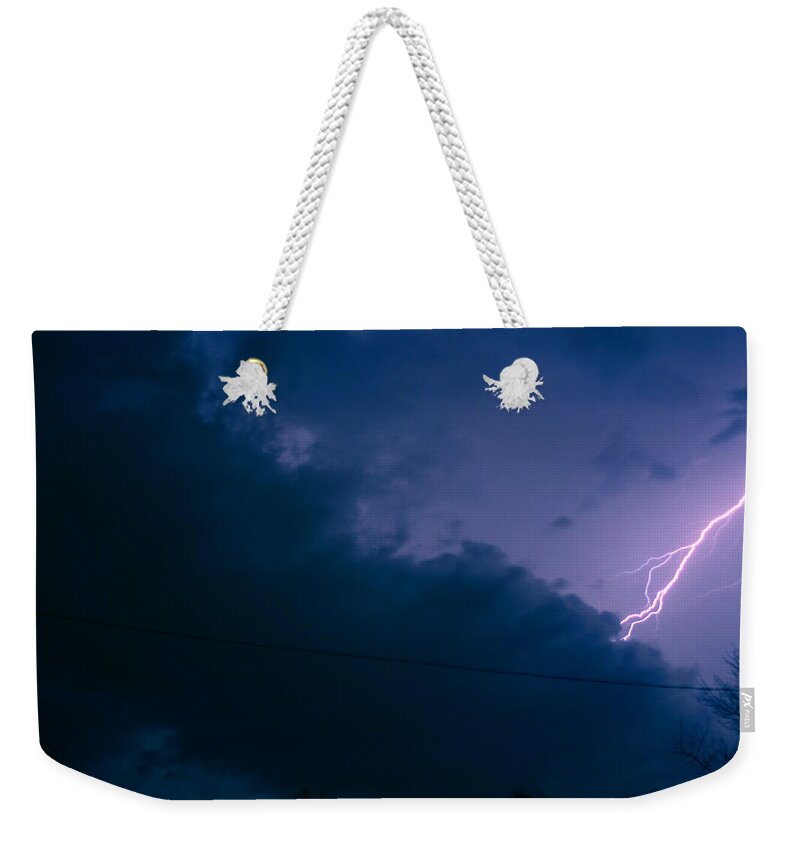 Sky Weekender Tote Bag featuring the photograph The Storm 1.2 by Joseph A Langley