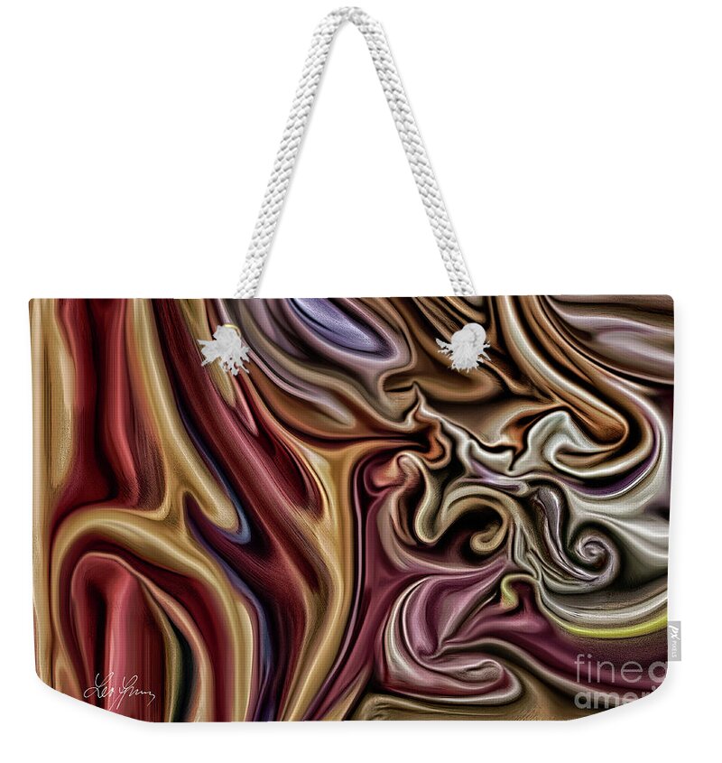 Strength Weekender Tote Bag featuring the digital art The Strength Of Your Own Experience by Leo Symon