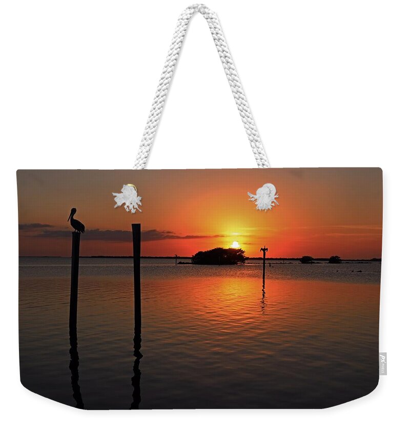 Sunset Weekender Tote Bag featuring the photograph The Subjective Thinker II by Michiale Schneider