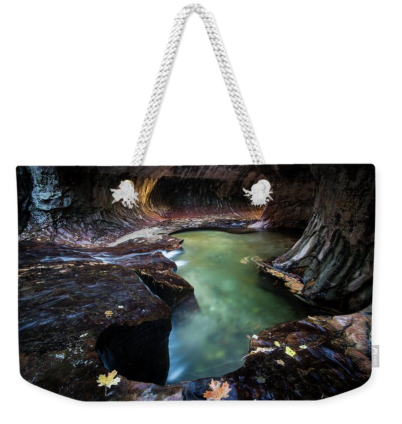 Utah Weekender Tote Bag featuring the photograph The Subway by Wesley Aston