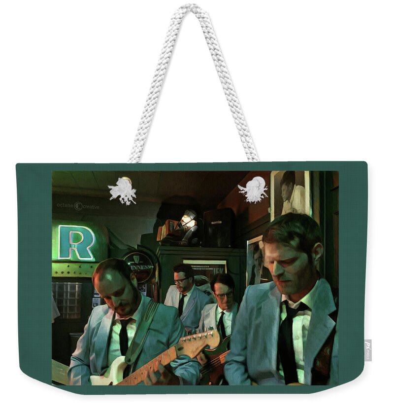 Surf Riders Weekender Tote Bag featuring the photograph The Surf Riders by Tim Nyberg
