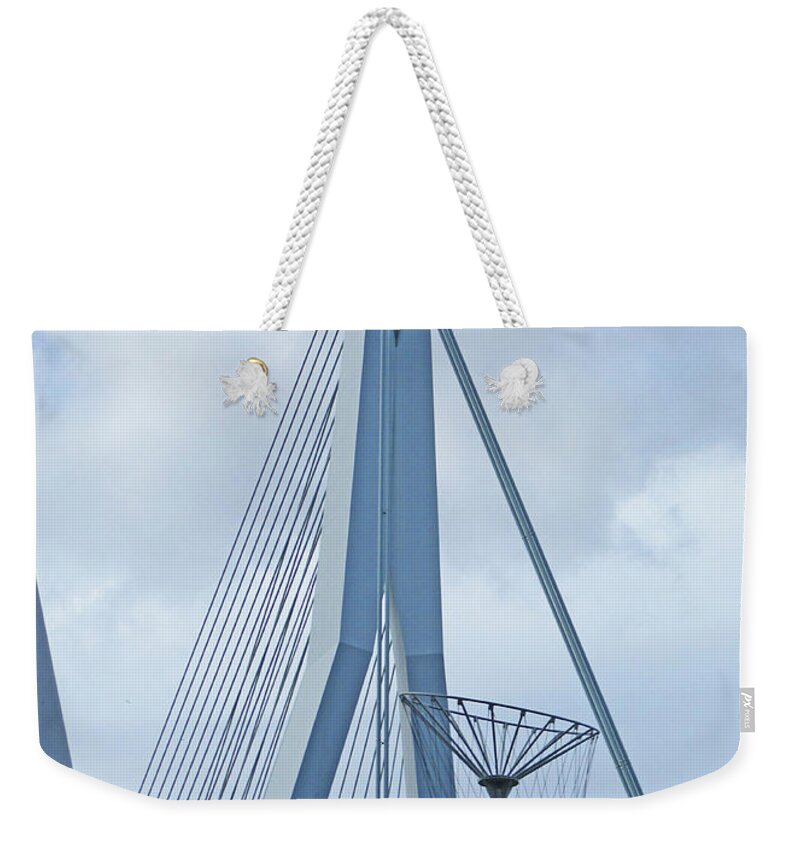Rotterdam Weekender Tote Bag featuring the photograph The Swan 16 by Randall Weidner