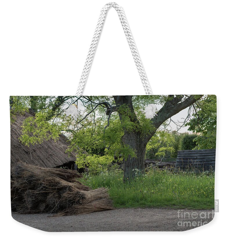 Thatched Weekender Tote Bag featuring the photograph The Thatched Roof, Great Dixter by Perry Rodriguez