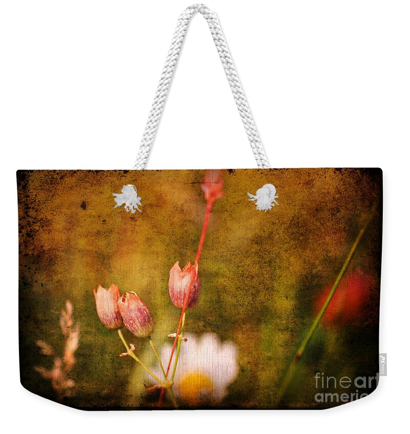Buds Weekender Tote Bag featuring the photograph The three of us by Silvia Ganora