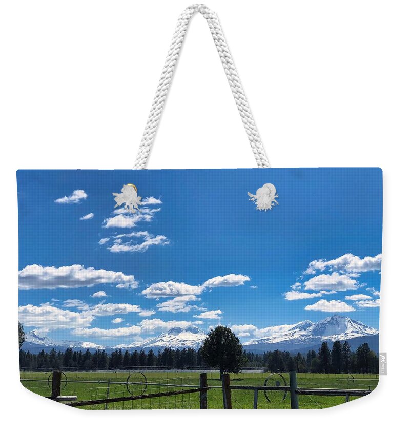 Sisters Weekender Tote Bag featuring the photograph The Three Sisters by Brian Eberly
