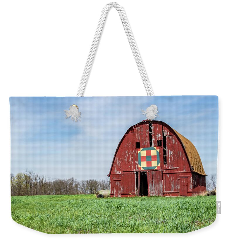 Barn Weekender Tote Bag featuring the photograph The Trail by Holly Ross
