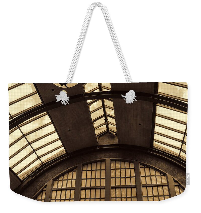 Train Station Weekender Tote Bag featuring the photograph The Train Station by Jeff Breiman