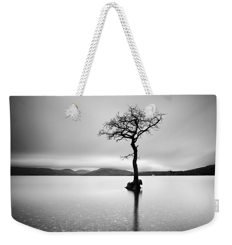 Loch Lomond Weekender Tote Bag featuring the photograph The Tree by Grant Glendinning