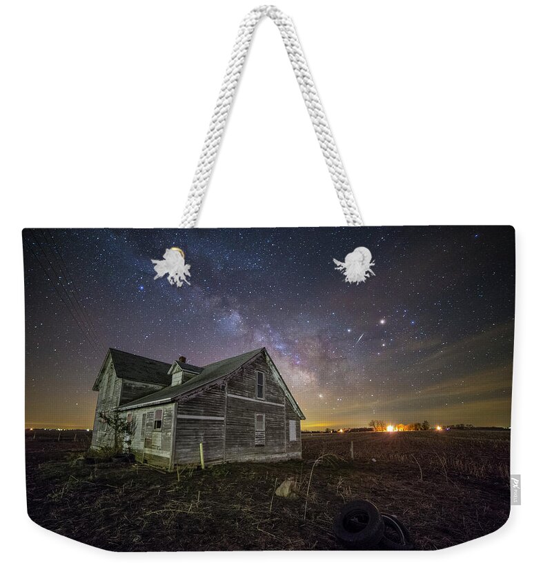 Sky Weekender Tote Bag featuring the photograph The Unknown by Aaron J Groen