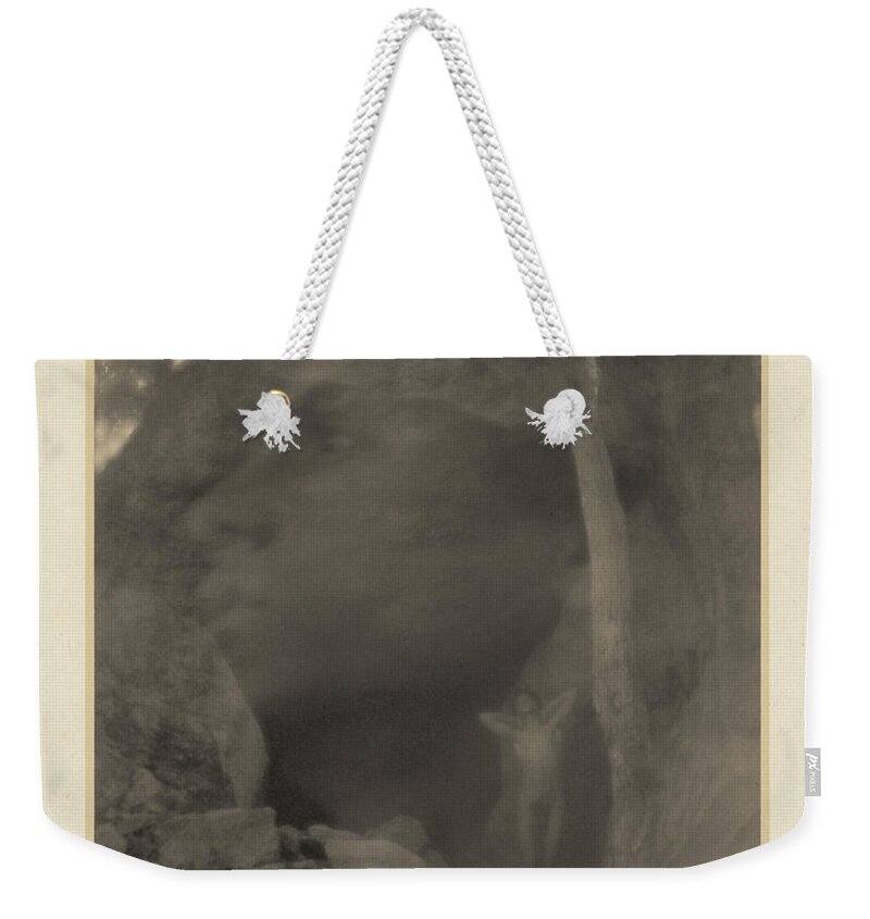 Erotica Weekender Tote Bag featuring the photograph The Vision In Orpheus, F. Holland Day by Science Source