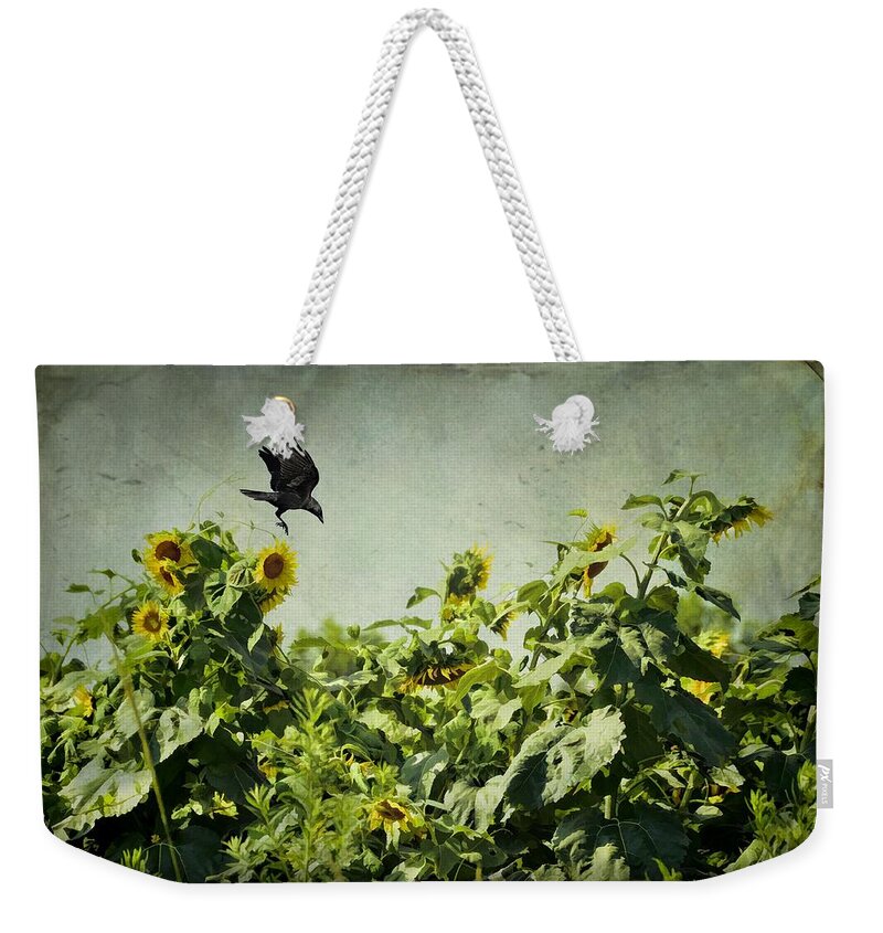 Birds Weekender Tote Bag featuring the photograph The Visitor by Jan Amiss Photography