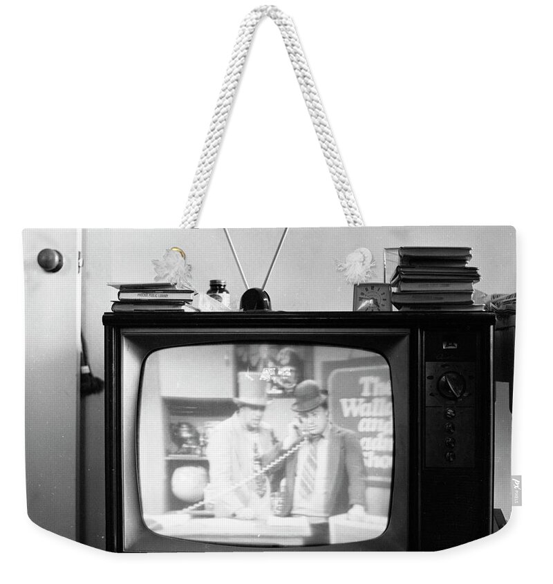 Phoenix Weekender Tote Bag featuring the photograph Phoenix Television Circa 1971 by Jeremy Butler