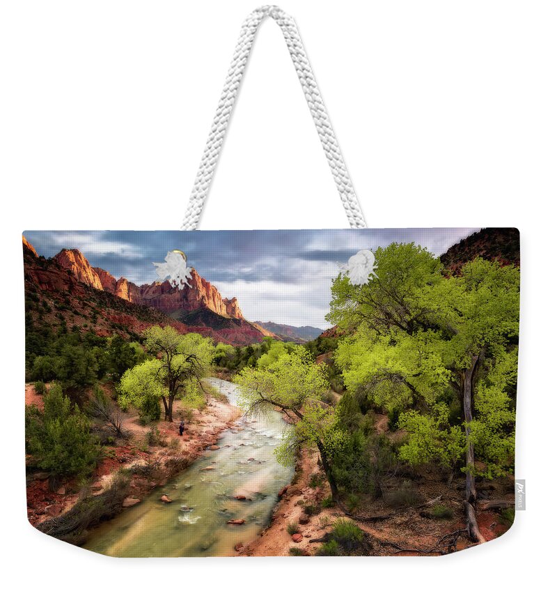 America Weekender Tote Bag featuring the photograph The Watchman by Eduard Moldoveanu