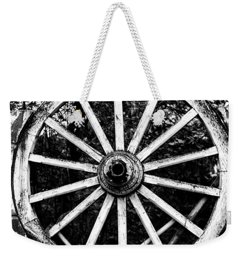 Wheel Weekender Tote Bag featuring the photograph The Wheel by Aleck Cartwright
