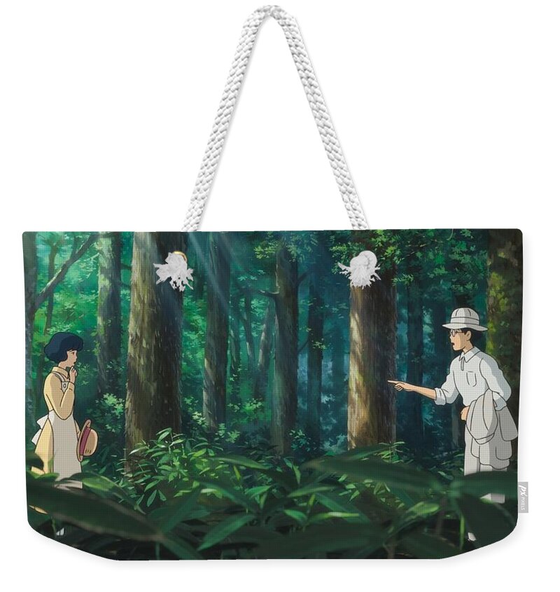 The Wind Rises Weekender Tote Bag featuring the digital art The Wind Rises by Maye Loeser