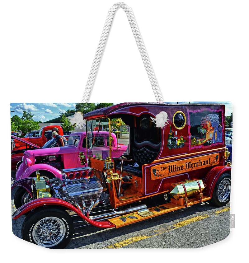 Automobile Weekender Tote Bag featuring the photograph The Wine Merchant 001 by George Bostian